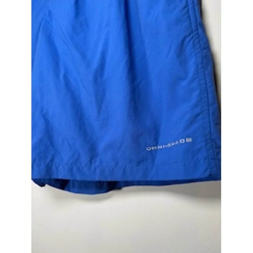 Columbia PFG Shorts Size Small Blue Omni-Shade Swim Trunks‎ Fishing Gorpcore